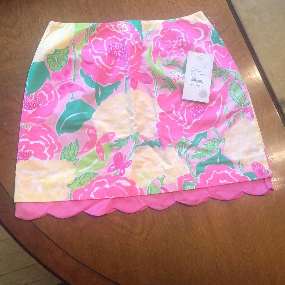 Vintage Lilly Pulitzer Floral  Skirt